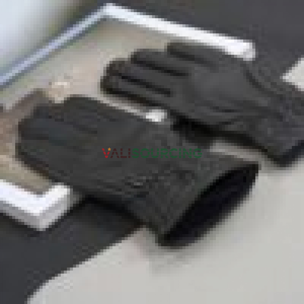 Leather gloves with masculine patterned design. from Vietnam