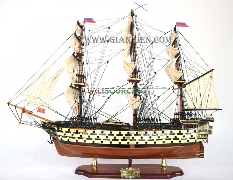 Tall Ship 12 APOSTLES ancient boat model
