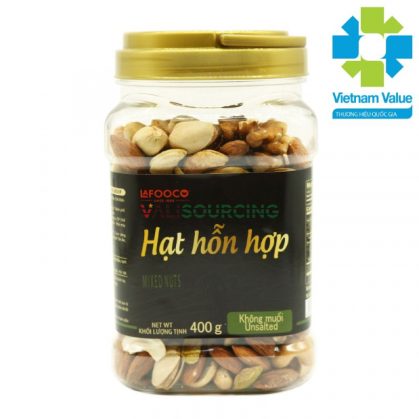 Mixed dried nuts, unsalted, 400g from Vietnam