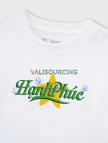 Boxy Kids T-shirt with Motto from Vietnam