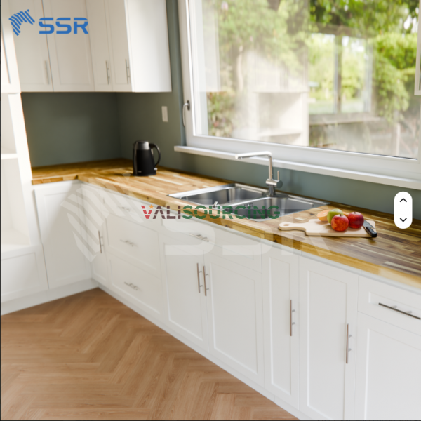 Customized Ready-to-Assemble (RTA) Industrial Design Corner Base Cabinet – Factory-Direct