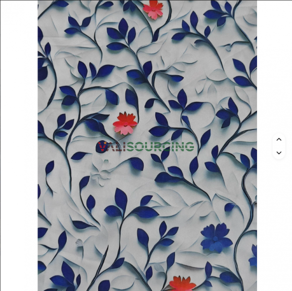 Wrinkle Resistant Fabric Polyester Yarn Wholesale 120gsm Breathable Vietnam Dress Satin Silk Fabric Printed Woven