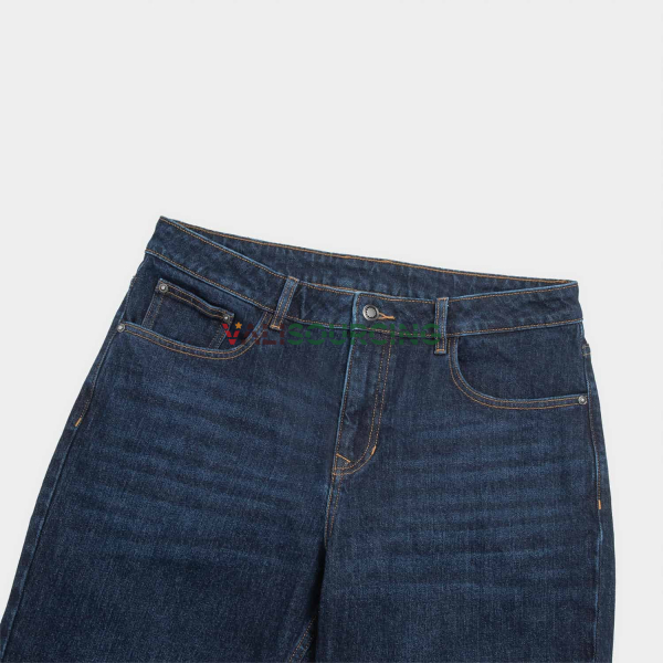 Aristino AJN0060S0 Men\'s Dark Blue Distressed Wash Effect Jeans from Vietnam