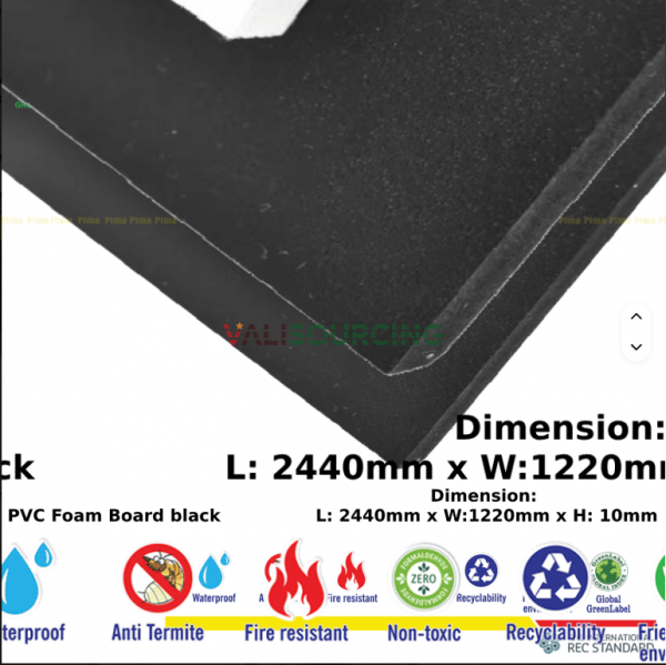 PIMA Black PVC Foam Board: Aesthetic & High Durability Solution