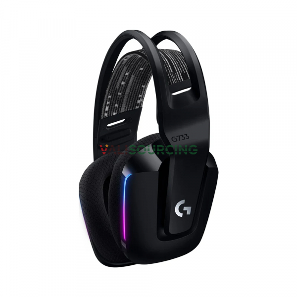 Logitech G733 LightSpeed Wireless Gaming Headset (Black) (981-000867)