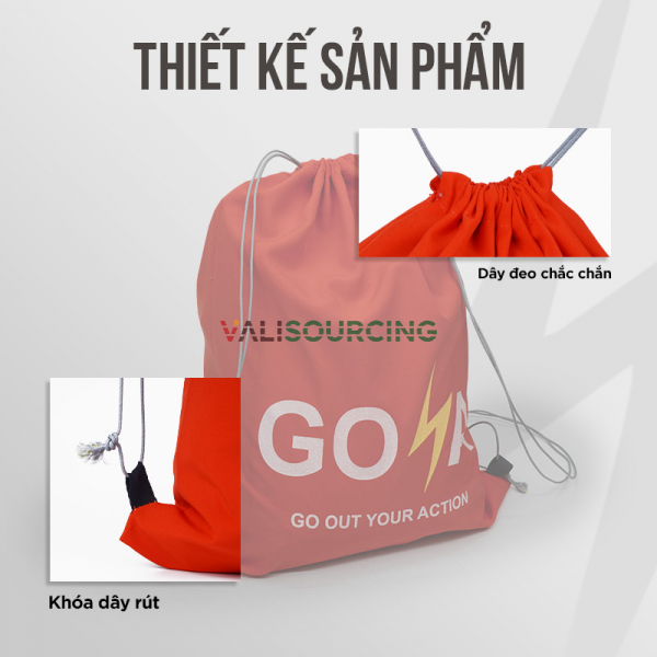 GOYA DRAWSTRING FABRIC SHOE BAG from Vietnam