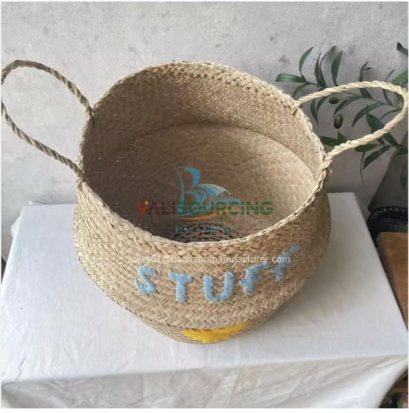 Factory-Direct Seagrass Belly Basket