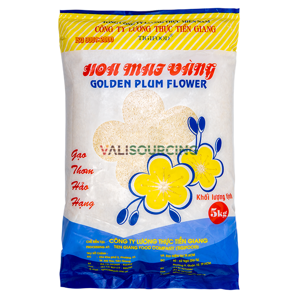 Gạo Hoa Mai Vàng từ Việt Nam