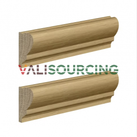 Decorative Solid Wood Waterproof 3D Eco-Friendly Durable Wall Trim