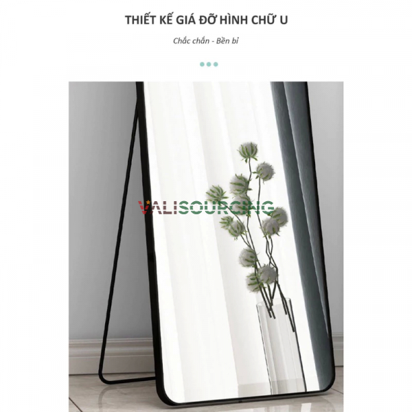Full body mirror, super clear portable mirror, grade 1 product, size 1.5m x 40cm, shatterproof