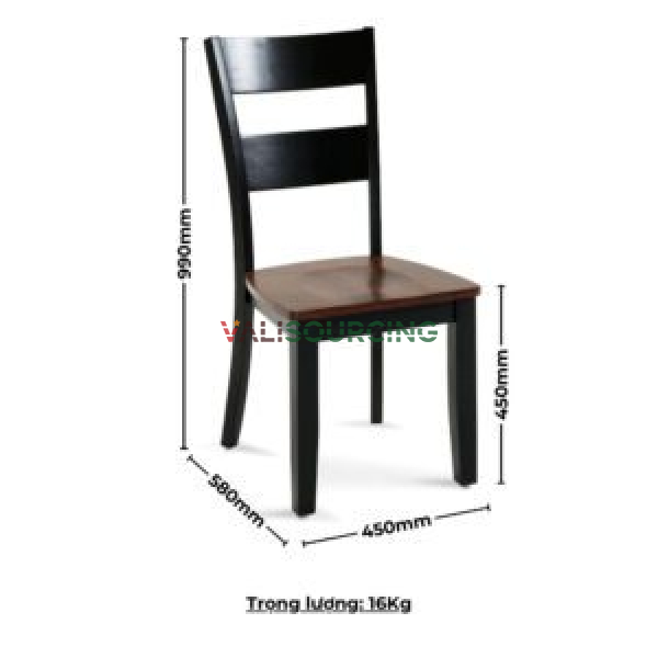 Ghế Ăn Gỗ Cao Su từ Việt Nam