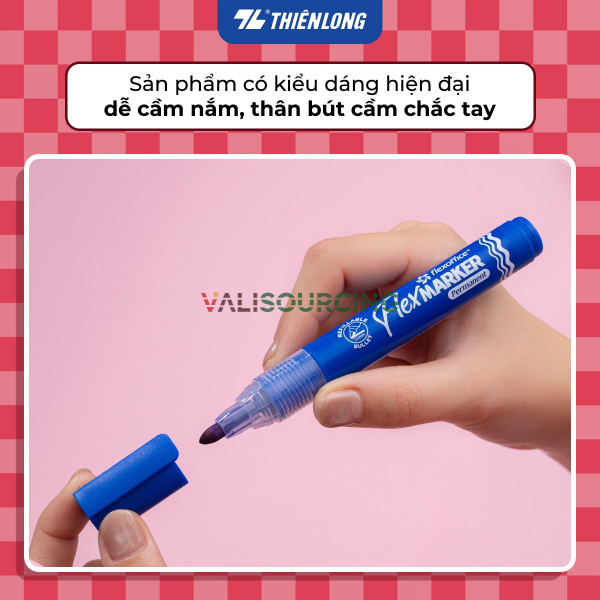 Flexoffice Flex Marker FO-PM014/XK Oil-Based Marker Pen - Export Product from Vietnam