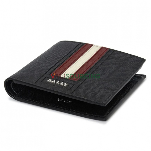 Men\'s Bally Wallet \'Black Red\'