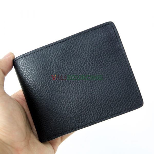 Men\'s Premium Mill Cowhide Leather Wallet V051BK from Vietnam