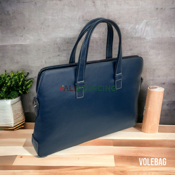 VB1 C29T Navi Leather Briefcase from Vietnam