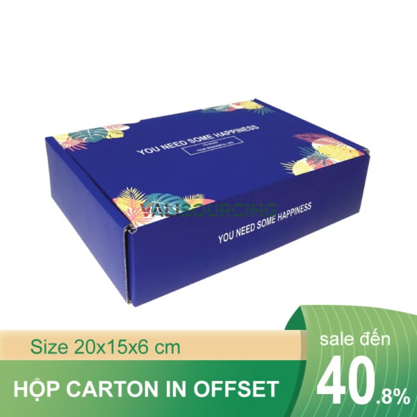 Cardboard shipping box 20x15x8 cm from Vietnam