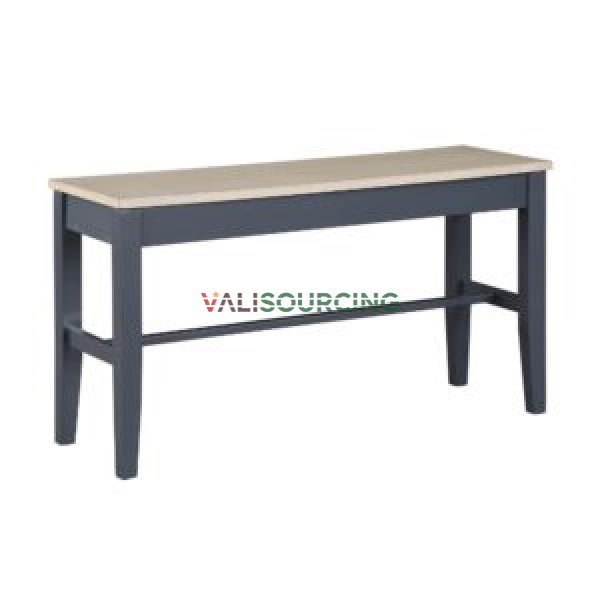 High Bench Dining Chair (Made of Rubberwood) with Integrated Storage Compartment from Vietnam