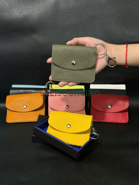 Ví Da Thật Mini Có Móc Khóa từ Việt Nam