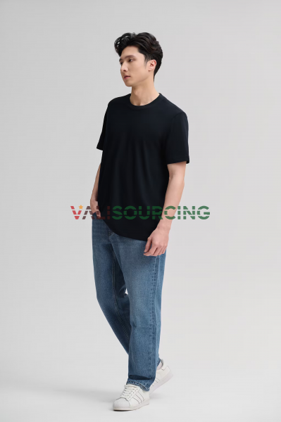 Men\'s Regular Fit T-shirt, 100% Cotton, 180gsm from Vietnam