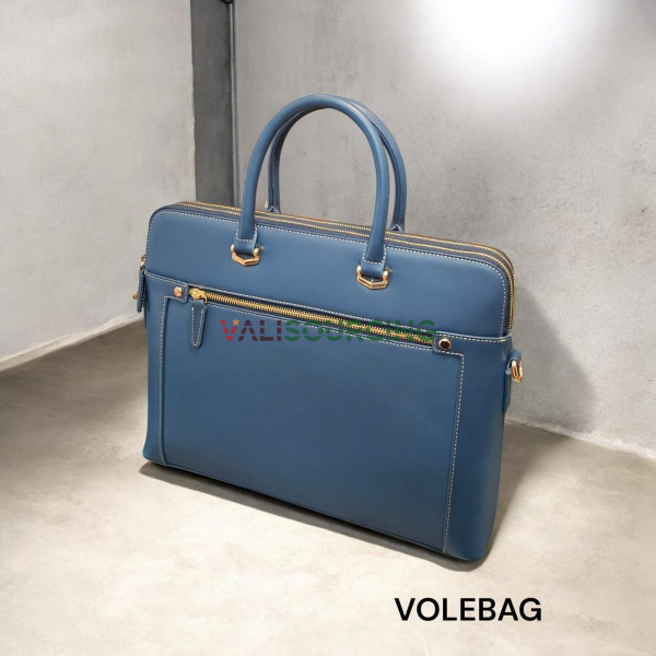 VB1 - C34 Navi Leather Briefcase from Vietnam