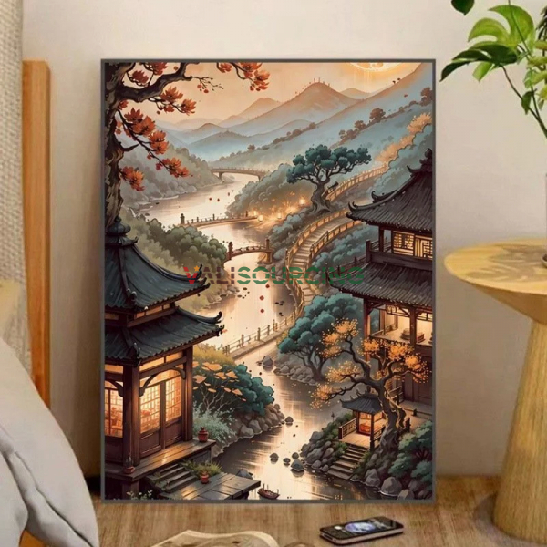 Digital Art and Oil Painting Animation with Frames and Drawing Tools