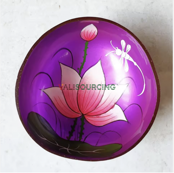 Handcrafted Lacquer Coconut Bowl – High-class Souvenir Exported From Vietnam