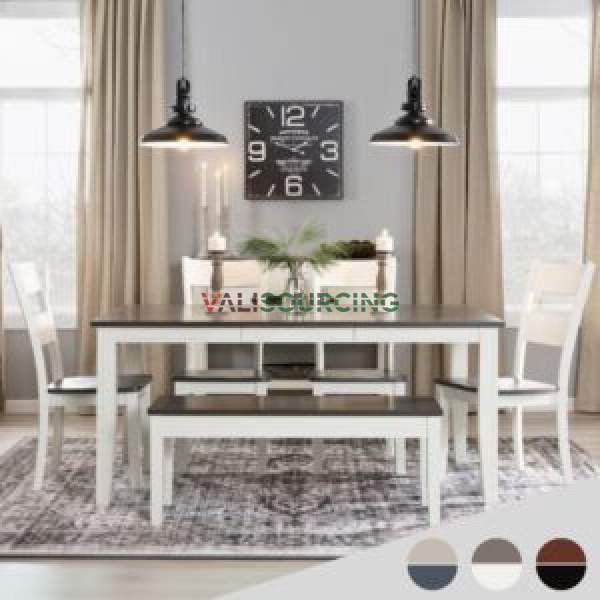 Bộ Bàn Ăn Chữ Nhật Mở Rộng Mặt Bàn Thông Minh 4 Ghế từ Việt Nam