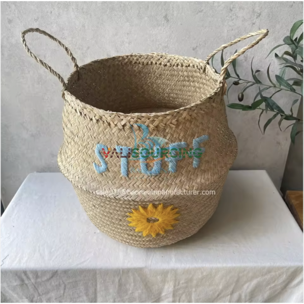 Factory-Direct Seagrass Belly Basket