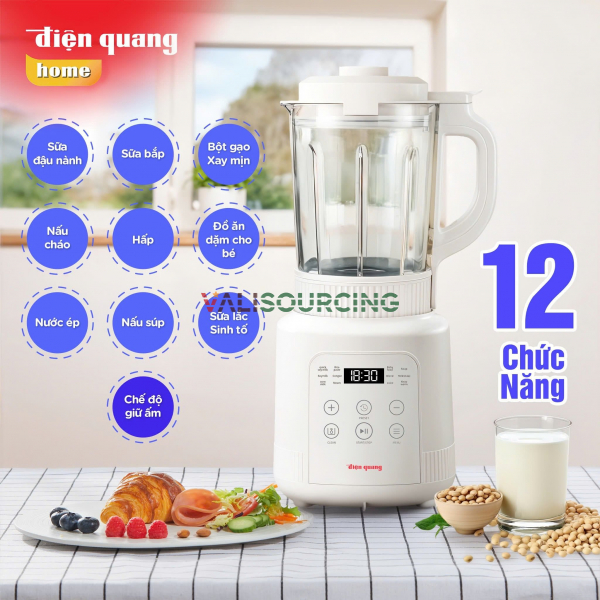 Dien Quang 12-Function Multi-Purpose Nut Milk Maker from Vietnam