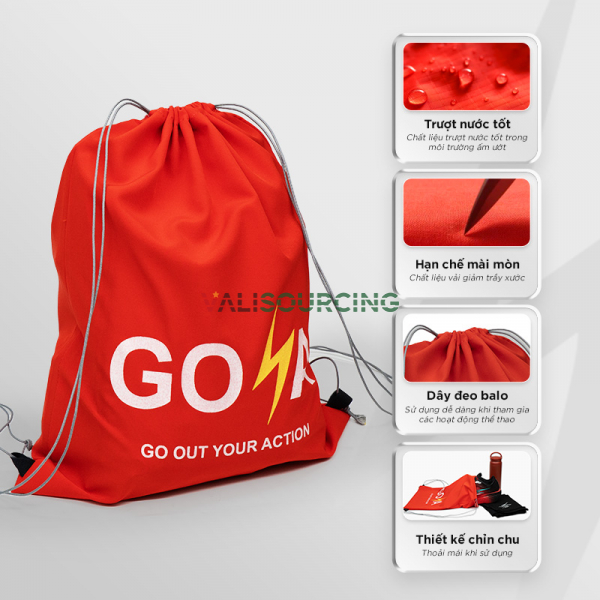 GOYA DRAWSTRING FABRIC SHOE BAG from Vietnam