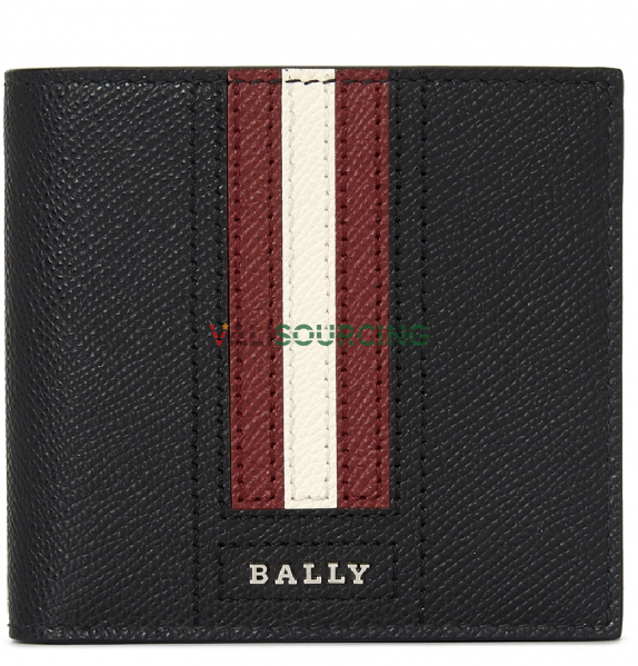 Men\'s Bally Wallet \'Black Red\'