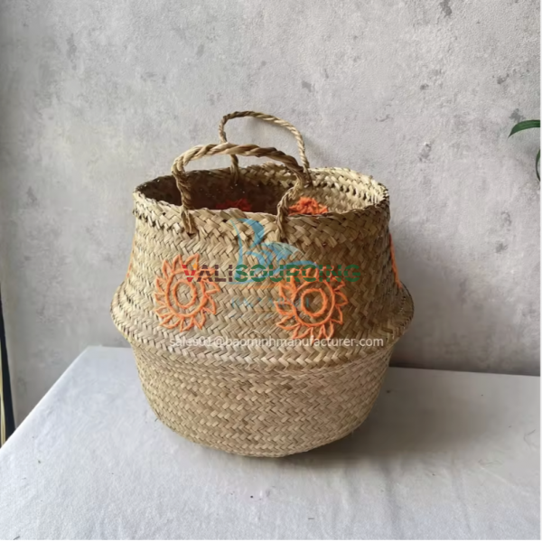 Factory-Direct Seagrass Belly Basket