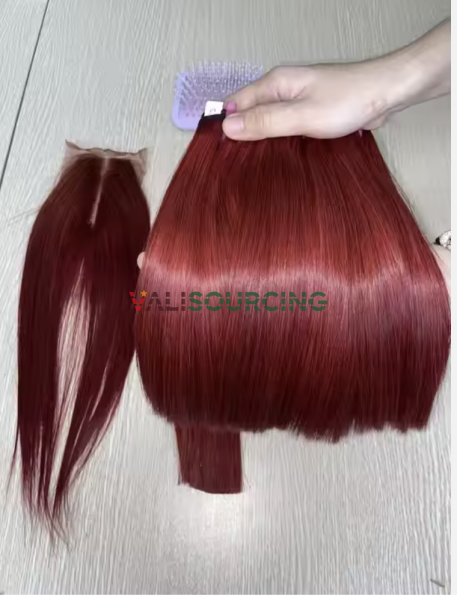 Silky Bone Straight Raw Hair Human Hair Extensions HD Lace