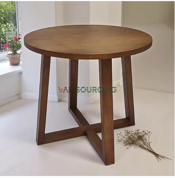 Bàn đầu giường gỗ tần bì hiện đại có chân chéo