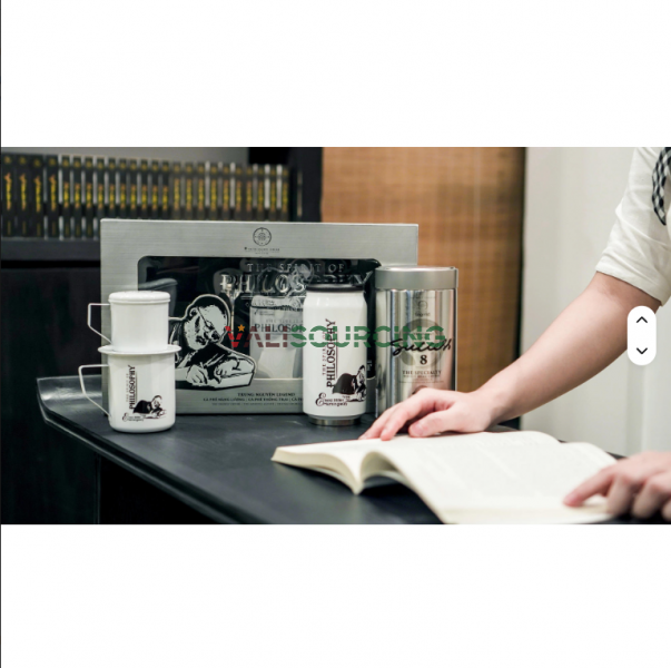 Hemingway Spirit – Luxury Decaffeinated Instant Coffee Gift Set for Corporate Gifting