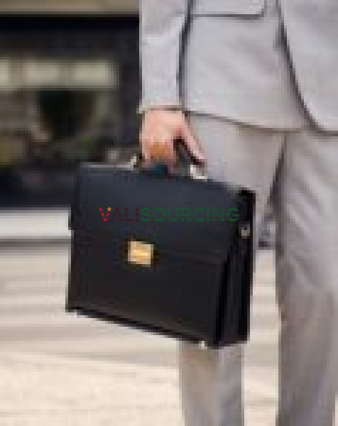 Premium men\'s leather briefcase for office use. from Vietnam