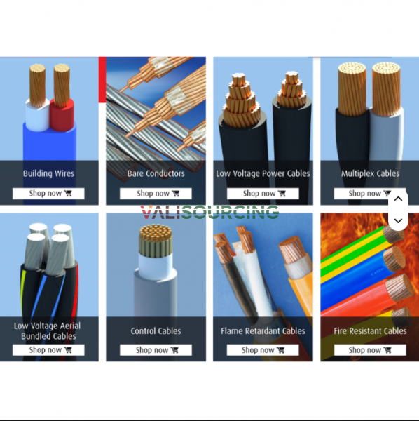 PVC/PVC CVV CADIVI Power Cable (1-5 Cores) - 0.6/1 kV, ISO/IEC