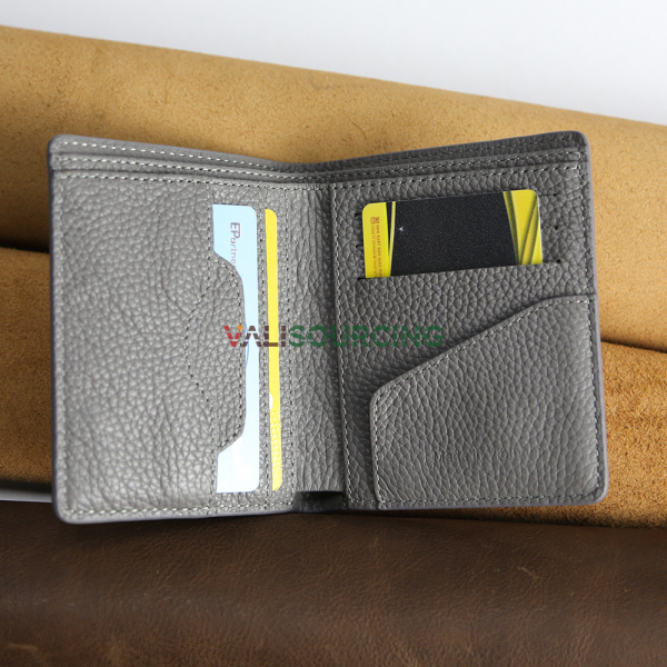 Mill V113 Cowhide Leather Wallet and Card Holder from Vietnam