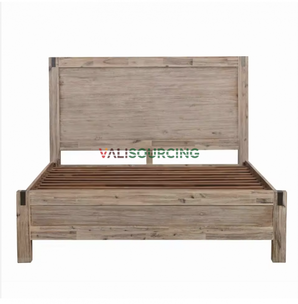 OEM/ODM Rubberwood Bedroom Sets with Brushed Finish – Factory Direct Pricing