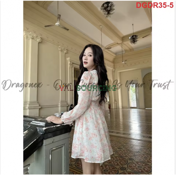 Jumpsuit Voan Hoa Hồng Cam Xanh Lá – Thanh Lịch & Sang Trọng 2025