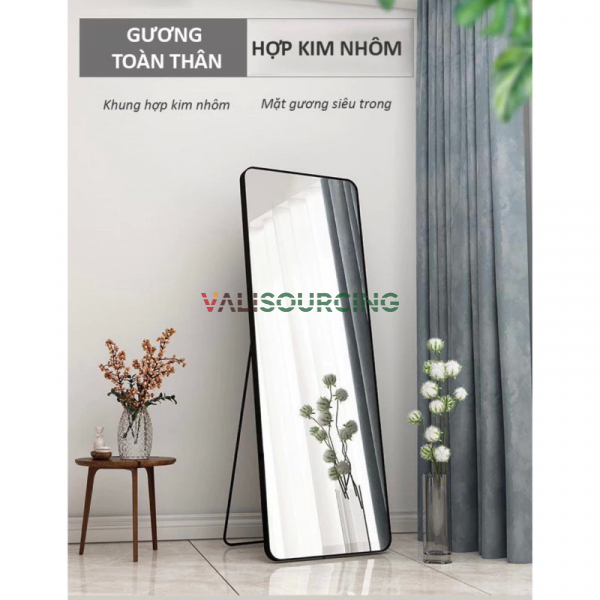 Full body mirror, super clear portable mirror, grade 1 product, size 1.5m x 40cm, shatterproof