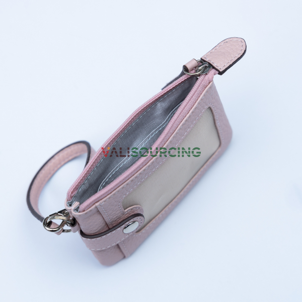 ID card holder, key card holder, parking card holder with convenient drawstring keychain, retractable parking card holder. from Vietnam