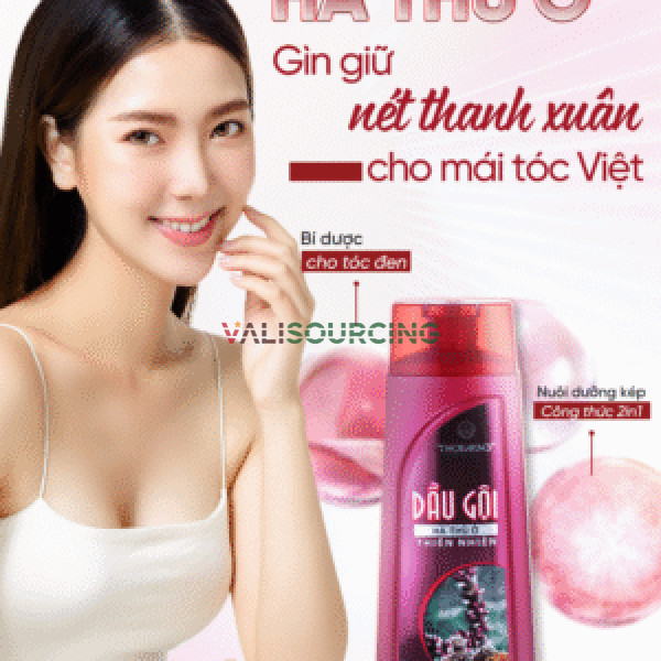 Fo Ti Shampoo for Reducing Gray Hair 400ml from Vietnam