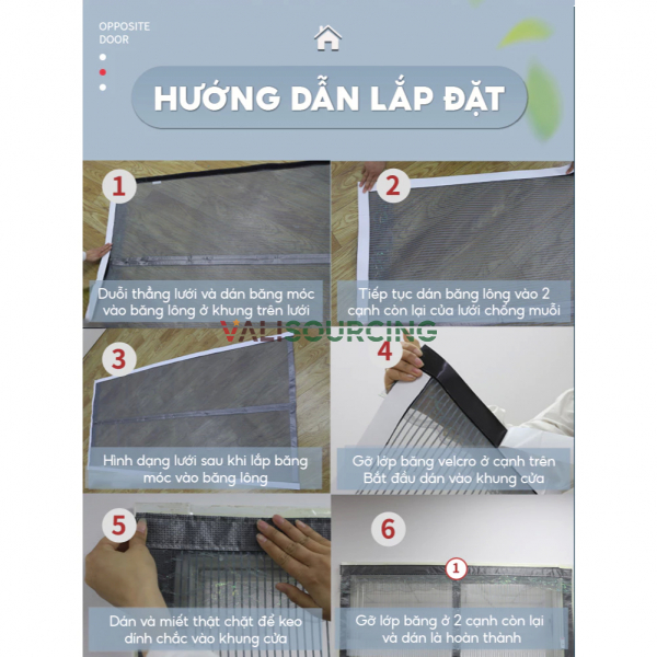 Magnetic mosquito net curtain - high-quality magnetic self-adhesive insect-proof wall-mounted main door curtain