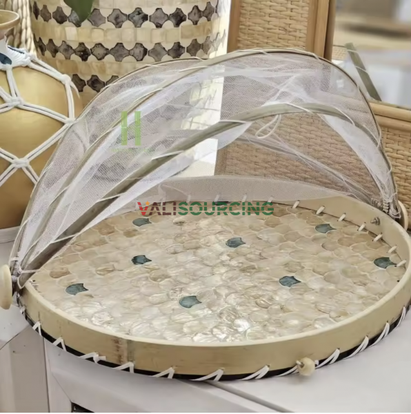Luxury Mother of Pearl Charger Plates from Vietnam