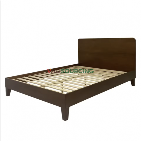 Minimalist Design Natural Wood Bed – OEM/ODM & Factory Price