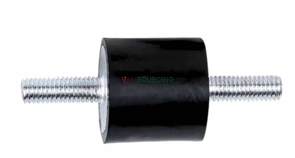 Rubber base reduces vibration and protects equipment