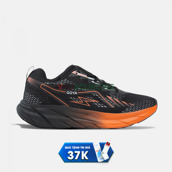 GOYA PLUS RUNNING SHOES - BLACK AND ORANGE from Vietnam