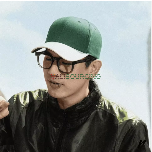 Unisex Corduroy Baseball Cap – Two-Tone Ulzzang Street Style