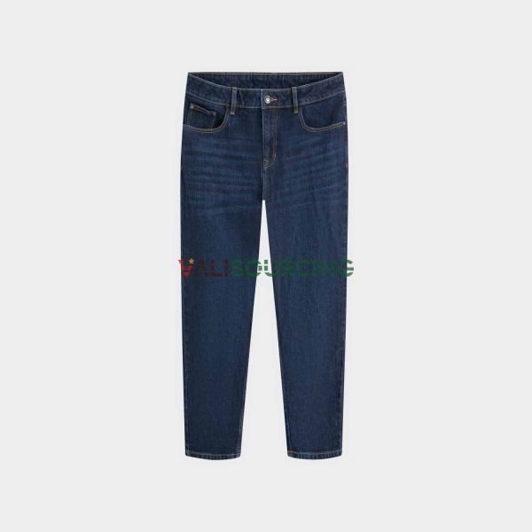 Aristino AJN0060S0 Men\'s Dark Blue Distressed Wash Effect Jeans from Vietnam